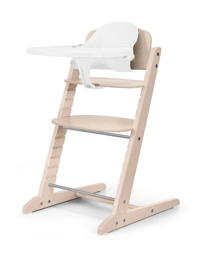Cybex Iris 3 in 1 High Chair With Baby Set & Tray-Individual Height & Depth Adjustment of Seat & Footrest-Crafted From European Beachwood-Posture Friendly-For 6M to 99Y (Upto 120 kg)-All Natural Light