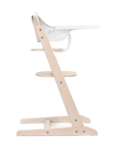 Cybex Iris 3 in 1 High Chair With Baby Set & Tray-Individual Height & Depth Adjustment of Seat & Footrest-Crafted From European Beachwood-Posture Friendly-For 6M to 99Y (Upto 120 kg)-All Natural Light