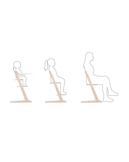 Cybex Iris 3 in 1 High Chair With Baby Set & Tray-Individual Height & Depth Adjustment of Seat & Footrest-Crafted From European Beachwood-Posture Friendly-For 6M to 99Y (Upto 120 kg)-All Natural Light