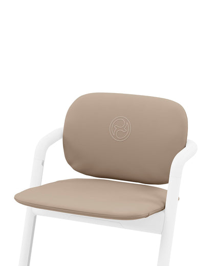 Cybex Lemo Comfort Inlay-Includes Baby Set Seat, Surface & Backrest Cushion-Adds Comfort To The Lemo Chair-2 Years Warranty-Almond Beige