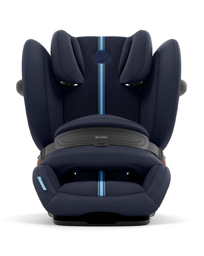 Cybex Pallas G3 PLUS Baby Car Seat-Forward Facing-Latest Generation-With Airbag Style Impact Shield-Reduces the Risk of Neck Injury-12 Positions Adjustable Headrest-For 15M to 12Y (9 to 50 Kg)-Ocean Blue