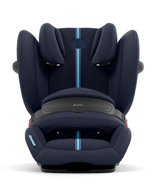 Cybex Pallas G3 PLUS Baby Car Seat-Forward Facing-Latest Generation-With Airbag Style Impact Shield-Reduces the Risk of Neck Injury-12 Positions Adjustable Headrest-For 15M to 12Y (9 to 50 Kg)-Ocean Blue