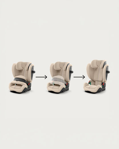 Cybex Pallas G3 PLUS Baby Car Seat-Forward Facing-Latest Generation-With Airbag Style Impact Shield-Reduces the Risk of Neck Injury-12 Positions Adjustable Headrest-For 15M to 12Y (9 to 50 Kg)-Ocean Blue