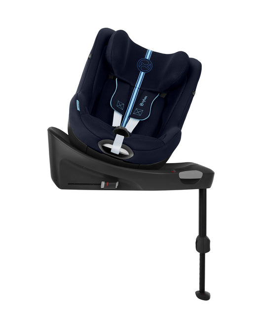 Cybex Sirona Gi i-Size PLUS Baby Car Seat-Convertible (Forward and Rear Facing)-With Mesh Fabric For 6x Better Airflow-360 Degree Rotation- Positions Recline in Both Mode-For 3M to 4Y (Upto 20 Kg)-Ocean Blue