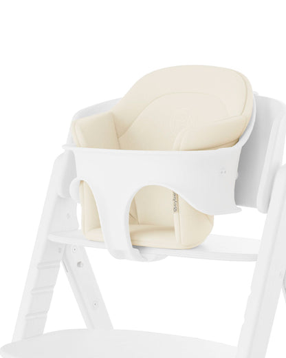 Cybex Click & Fold Comfort Inlay-Includes Baby Set, Backrest & Small Board Cushion-Adds Comfort To The Click & Fold Chair-Canvas White