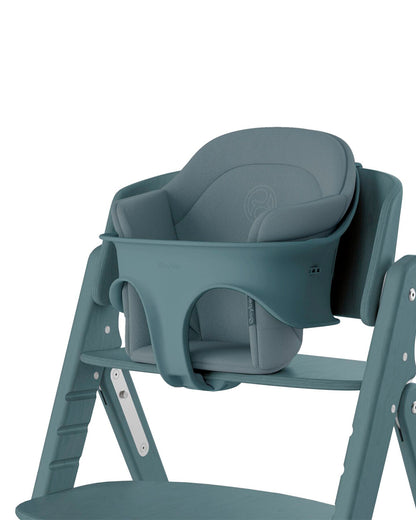 Cybex Click & Fold Comfort Inlay-Includes Baby Set, Backrest & Small Board Cushion-Adds Comfort To The Click & Fold Chair-Stone Blue