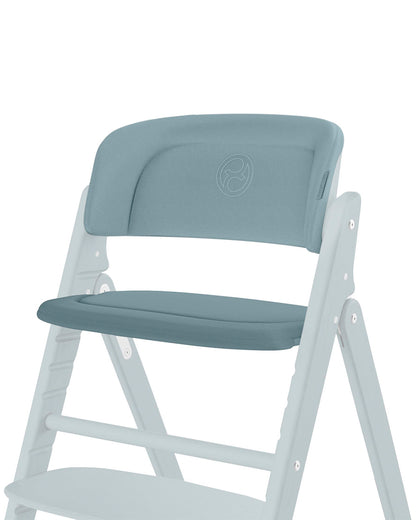 Cybex Click & Fold Comfort Inlay-Includes Baby Set, Backrest & Small Board Cushion-Adds Comfort To The Click & Fold Chair-Stone Blue