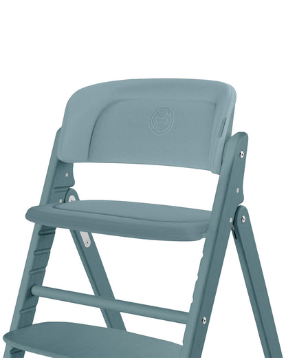 Cybex Click & Fold Comfort Inlay-Includes Baby Set, Backrest & Small Board Cushion-Adds Comfort To The Click & Fold Chair-Stone Blue