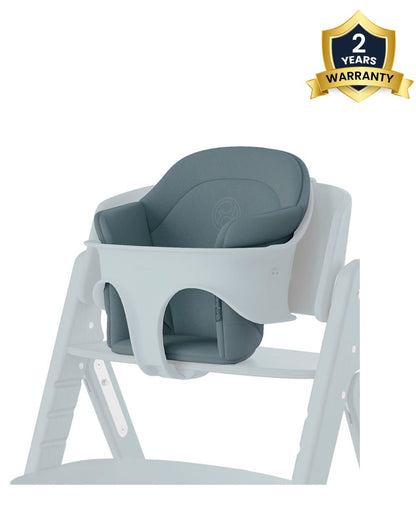Cybex Click & Fold Comfort Inlay-Includes Baby Set, Backrest & Small Board Cushion-Adds Comfort To The Click & Fold Chair-Stone Blue