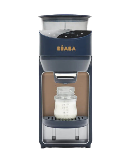 Beaba Milkeo Plus Automatic Baby Formula Dispenser & Bottle Maker-Instant Warm Bottles in 20 Sec-Smart Touchscreen with Mulitple Temperature Settings-Night Blue