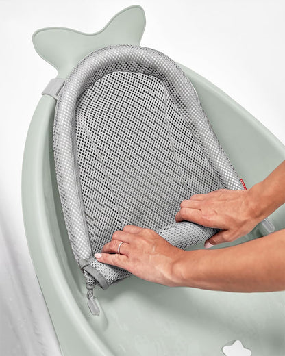 Skip Hop Moby Smart Sling Baby Bath Tub-3-Stage Tub-0 to 36M-Sage