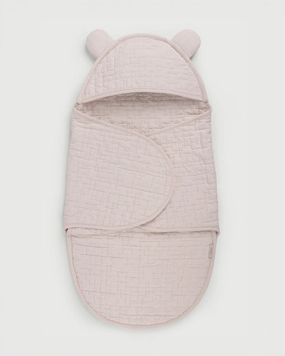 MiRooh Baby Sleeping Carrier Nest-Equipped With Velcro Harness-Organic Cotton-Newborn Bed-Blush Pink