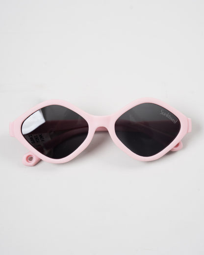 Sunkissed Pastel Pink Sunglasses-UV 400 Protection-TPE-For Infants