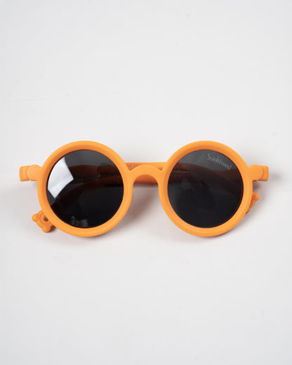Sunkissed Orange Sunglasses-UV 400 Protection-TPE-For Infants