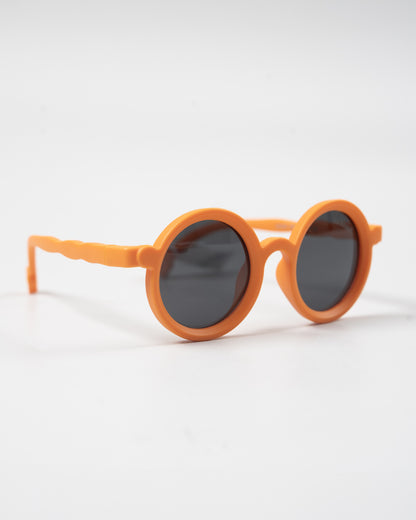 Sunkissed Orange Sunglasses-UV 400 Protection-TPE-For Infants