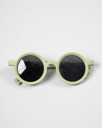 Sunkissed Olive Green Sunglasses-UV 400 Protection-TPE-For Infants