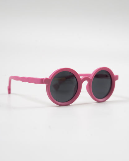Sunkissed Pink Sunglasses-UV 400 Protection-TPE-For Infants