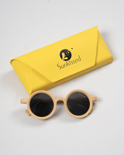 Sunkissed Mustard Sunglasses-UV 400 Protection-TPE-For Infants