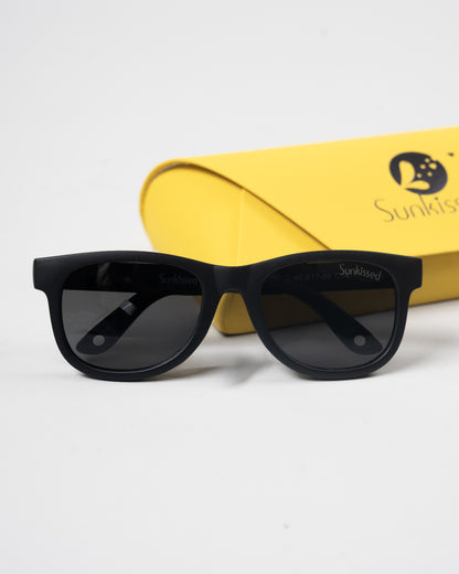 Sunkissed Black Sunglasses-UV 400 Protection-TPE-For Infants