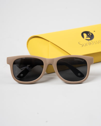 Sunkissed Brown Sunglasses-UV 400 Protection-TPE-For Infants