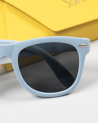 Sunkissed Light Blue Sunglasses-UV 400 Protection-TPE-Printed-For Infants