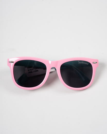 Sunkissed Pink & Blue Sunglasses-UV 400 Protection-TPE-For Infants