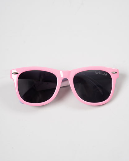 Sunkissed Pink & Purple Sunglasses-UV 400 Protection-TPE-For Infants