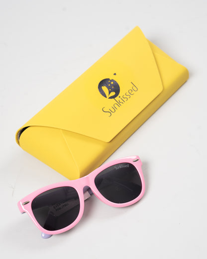 Sunkissed Pink & Purple Sunglasses-UV 400 Protection-TPE-For Infants
