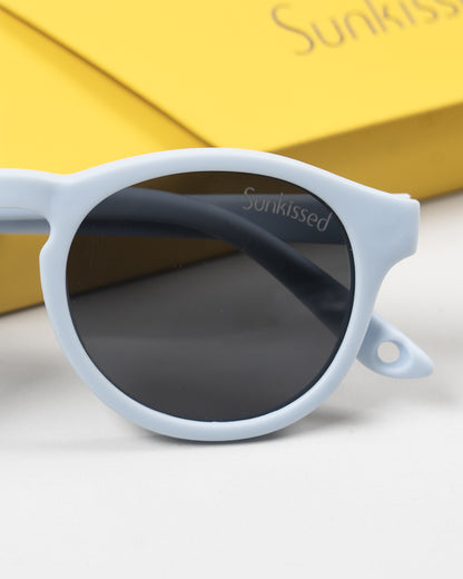 Sunkissed Light Blue Sunglasses-UV 400 Protection-TPE-For Infants