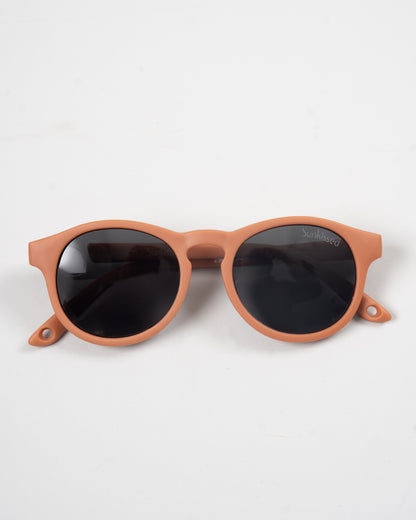 Sunkissed Dark Orange Sunglasses-UV 400 Protection-TPE-For Infants