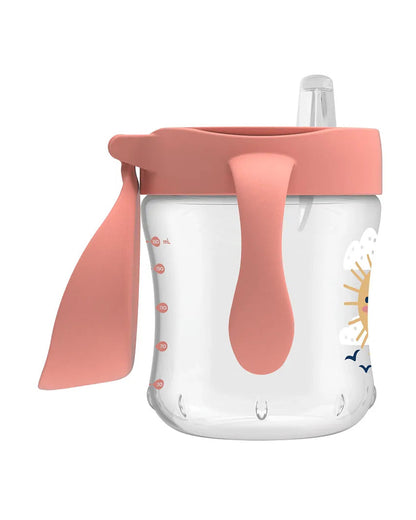 Dr. Brown's Soft Spout Sipper-With Easy Grip Handles-Spill Proof-Sunshine-180 ml