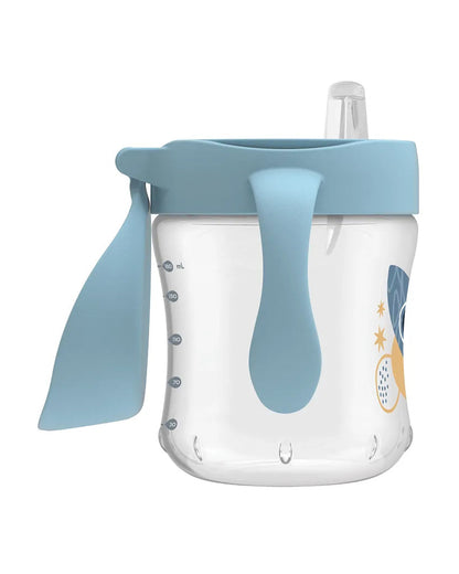 Dr. Brown's Soft Spout Sipper-With Easy Grip Handles-Spill Proof-Rocket Ship-180 ml