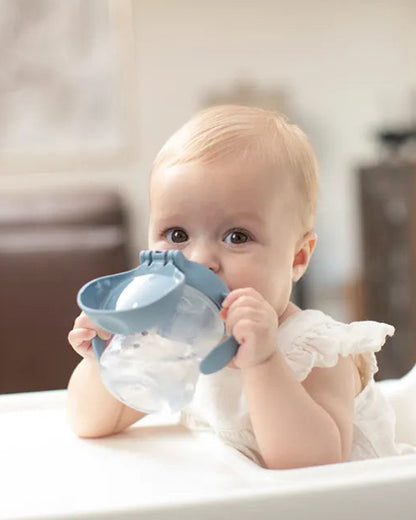 Dr. Brown's Soft Spout Sipper-With Easy Grip Handles-Spill Proof-Rocket Ship-180 ml