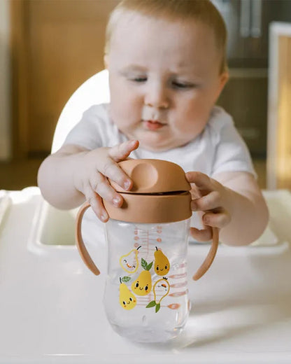 Dr. Brown's Soft Spout Sipper-With Easy Grip Handles-Spill Proof-Pears-270 ml