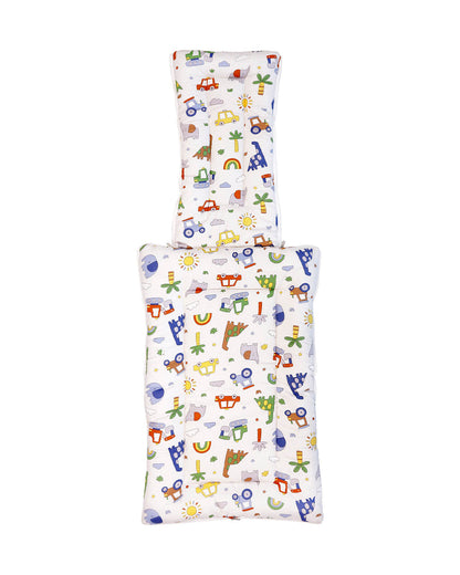 Kicks & Crawl Dino Drive Baby Carrier Nest-Softest Microfibre-With 3-Way Zip For Easy Change-Newborn Bed