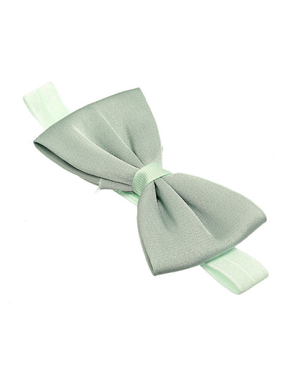 Stol'n Sage Green Butterfly Headband-Solid-Satin-For Infants