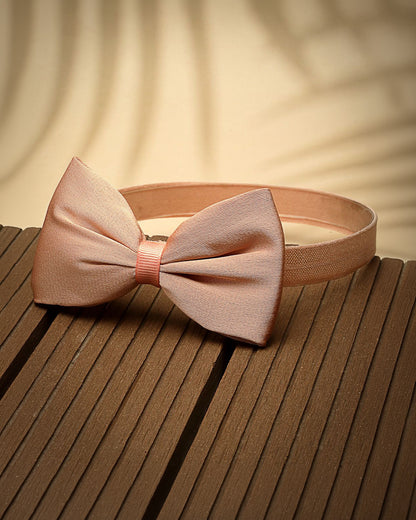 Stol'n Peach Butterfly Headband-Solid-Satin-For Infants
