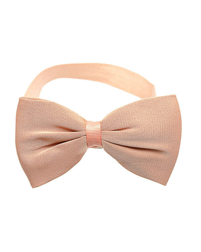 Stol'n Peach Butterfly Headband-Solid-Satin-For Infants