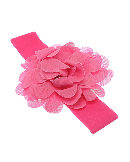 Stol'n Pink Flower Headband-Solid-Cotton-For Infants