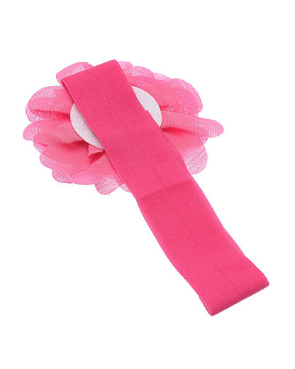 Stol'n Pink Flower Headband-Solid-Cotton-For Infants