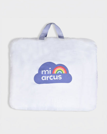 Mi Arcus Baby Gadda Set With Mosquito Net & Head Support Pillow-100% Cotton-Pink-Mouse-For Infants