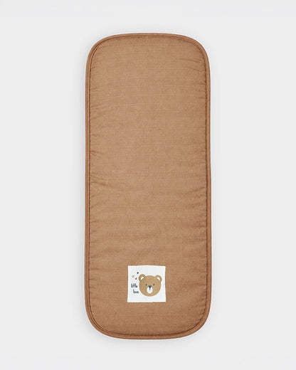 Mi Arcus Muslin Cotton Burp Cloth-Super Absorbent & Fast Drying-Bear-Pack of 3-For Infants