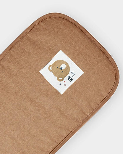 Mi Arcus Muslin Cotton Burp Cloth-Super Absorbent & Fast Drying-Bear-Pack of 3-For Infants