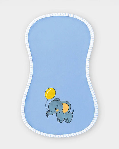 Mi Arcus Cotton Burp Cloth-Super Absorbent & Fast Drying-Dreamers Blue-Pack of 2-For Infants