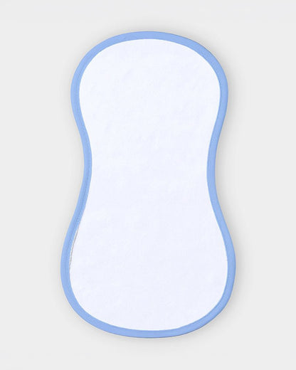 Mi Arcus Cotton Burp Cloth-Super Absorbent & Fast Drying-Dreamers Blue-Pack of 2-For Infants