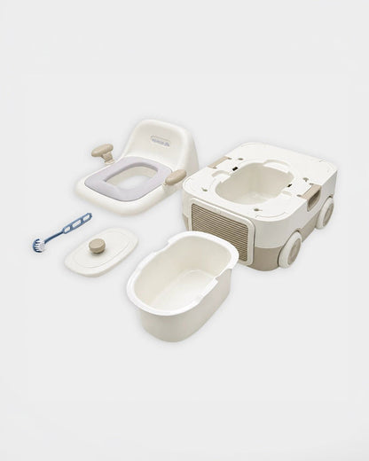 Mi Arcus 3-in-1 Portable Potty Seat for Baby with Stepper & Removable Bowl