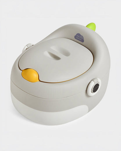 Mi Arcus 3-in-1 Portable Potty Training Seat with Step Stool & Removable Bowl-Grey