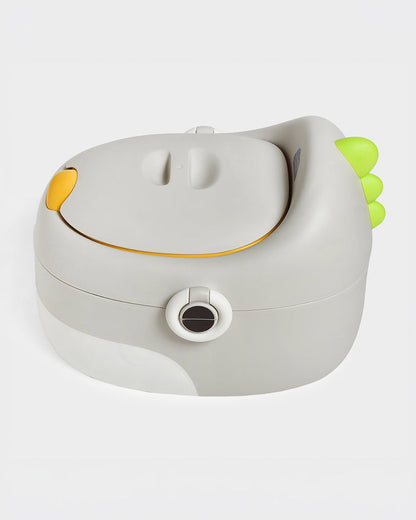 Mi Arcus 3-in-1 Portable Potty Training Seat with Step Stool & Removable Bowl-Grey