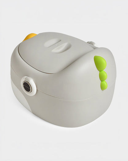 Mi Arcus 3-in-1 Portable Potty Training Seat with Step Stool & Removable Bowl-Grey