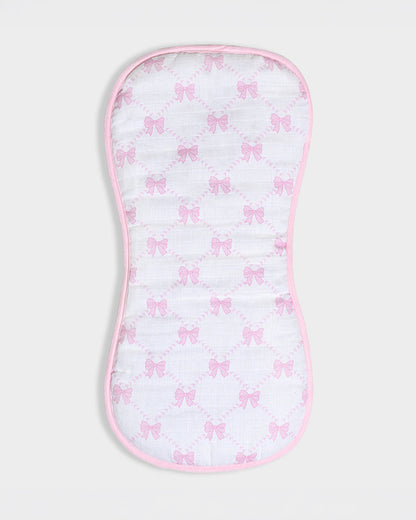 Mi Arcus Bonjour Muslin Burp Cloth-Super Absorbent & Fast Drying-White-Pack of 2-For Infants